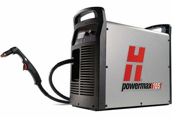 Powermax105 system, 400V 3-PH, CE, plus CPC & serial ports, 180? machine torch w/consumables, 7.6m (25') lead w/ring